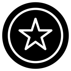 Coin Icon in Solid Style