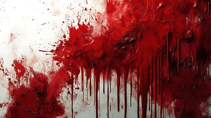  red paint splatter on white wall background, Red blood splatter on a grunge wall, horror wall, halloween wall, red vintage, retro,red splash dripped blood textured wall,banner poster design walll 