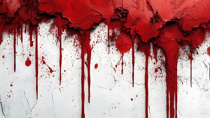  red paint splatter on white wall background, Red blood splatter on a grunge wall, horror wall, halloween wall, red vintage, retro,red splash dripped blood textured wall,banner poster design walll 
