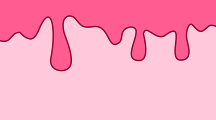 Pink wave Background with comic style. pink fluid background. cute pink liquid background. abstract pink wavy fluid background.