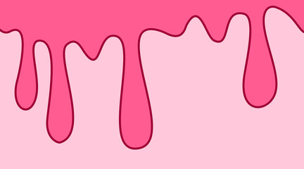 Pink wave Background with comic style. pink fluid background. cute pink liquid background. abstract pink wavy fluid background.