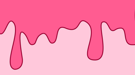 Pink wave Background with comic style. pink fluid background. cute pink liquid background. abstract pink wavy fluid background.