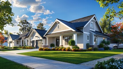 Single story single family homes : Generative AI