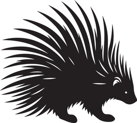 Beautiful porcupine vector design.