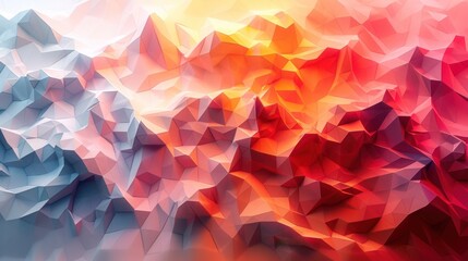 Abstract Low Poly Background
