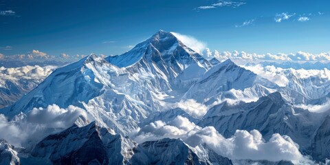  A photo of a snowy mountain peak