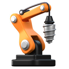 3D Small Drill Robotic Arm