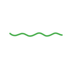 green wave line