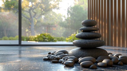 Therapeutic stone textures with health and wellness benefits