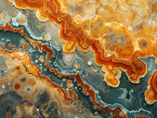Vibrant jasper stone texture with intricate patterns