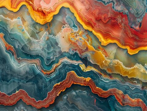 Vibrant jasper stone texture with intricate patterns
