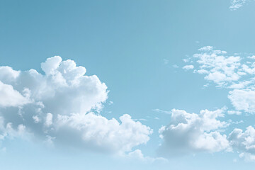 Tranquil skyscape with subtle movements of clouds gliding across the sky, offering a soothing and peaceful view