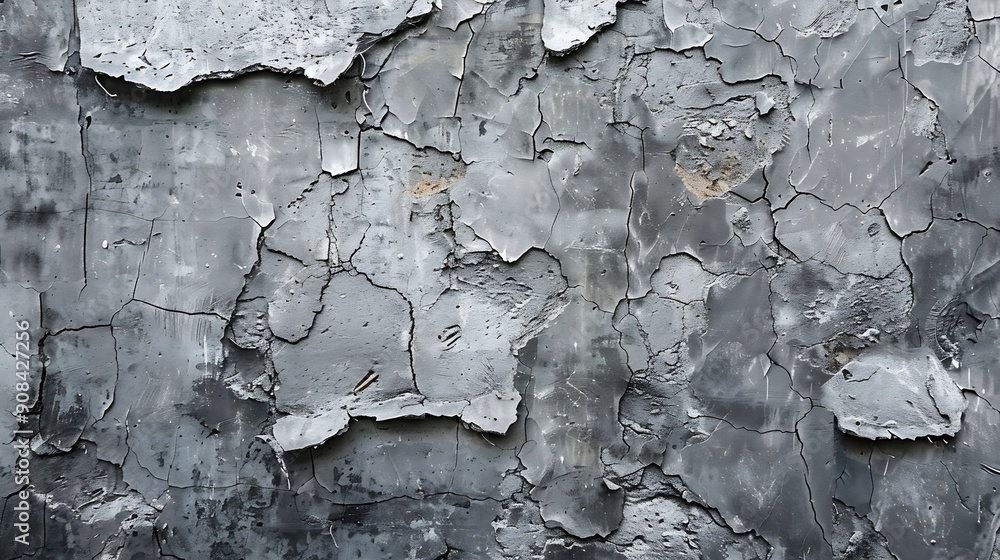 Poster concrete wall gray color background for design : generative ai