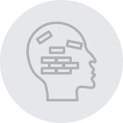 Skill Building Line Grey Circle Grey