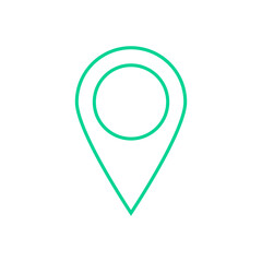 location icon isolate on white background.
