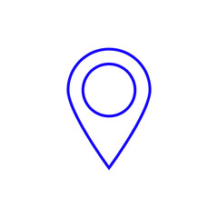 location icon isolate on white background.