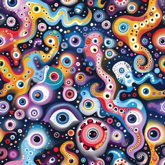 Psychedelic Eye Pattern
