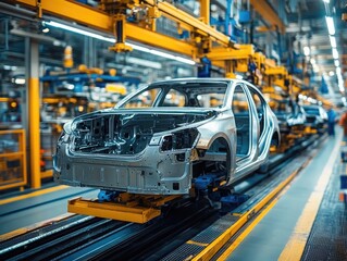 Fototapeta premium Evaluate the potential of investing in the automotive industry