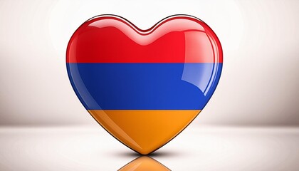 ARMENIA FLAG IN LOVE
