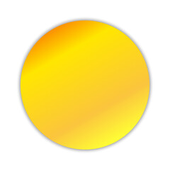 Circle luxury gold frame template isolated on dark blue background. Vector illustration.