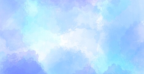 blue and purple abstract Watercolor background texture colorful