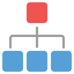 Structure Icon in Flat Style