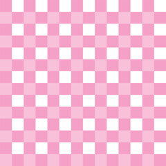 Cute fashion seamless pattern in style of picnic. Scottish tartan gingham plaid graphic texture for fabric, wrapping paper, package, banner, card. Classic textile print imitation vector background.