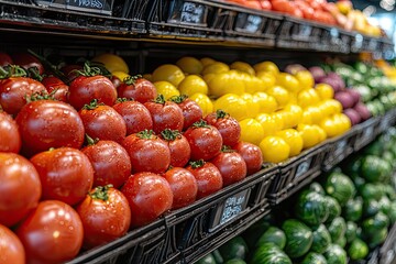 Natural Composition of Assorted Organic Vegetables