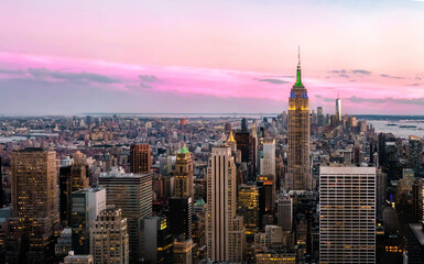 Sunset in Newyork