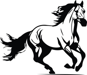 Horse Silhouette – stallion horse spirit