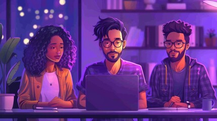 Late Night Teamwork: A Digital Collaboration