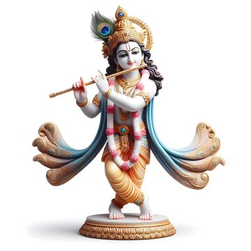 Lord Shri Krishna playing flute Idol for Janmashtami