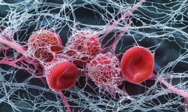 Fragmented RBCs, known as schistocytes, often suggest conditions like disseminated intravascular coagulation and hemolytic syndromes