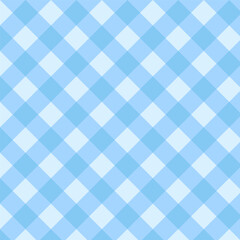Gingham seamless pattern blue.Checkered tartan plaid repeat pattern.Geometric vector illustration background wallpaper