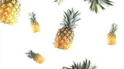 Fototapeta premium Isolated pine cones set, collection of pine cones with berries and leaves, nature-themed illustration for autumn or summer design. 