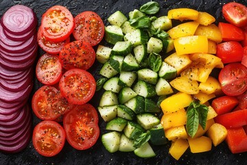 Natural Composition of Assorted Organic Vegetables
