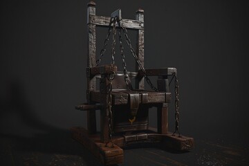 ai generative medieval torture chair