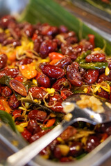 The delicious of traditional indonesian food in Banyumas Regency, Central Java, Indonesia. It was taken on August 6, 2024 by a professional. It's a nice food with Indonesian culture