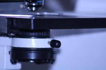 slide microscope Close up.