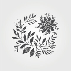  flower and leaves background collection