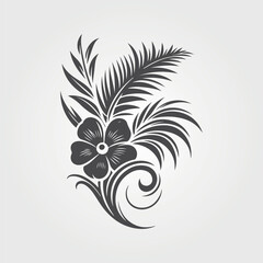  flower and leaves background collection