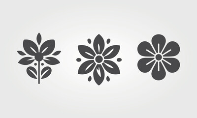  flower and leaves background collection