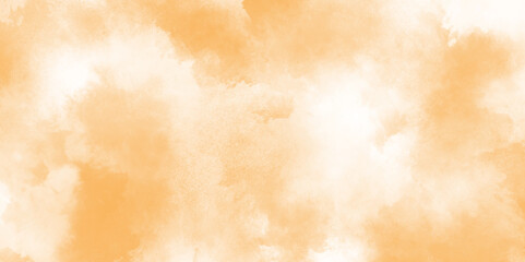 abstract orange  Watercolor Background with Grunge Texture, orange and yellow color shades watercolor background. Abstract grunge painted yellow or orange background.       