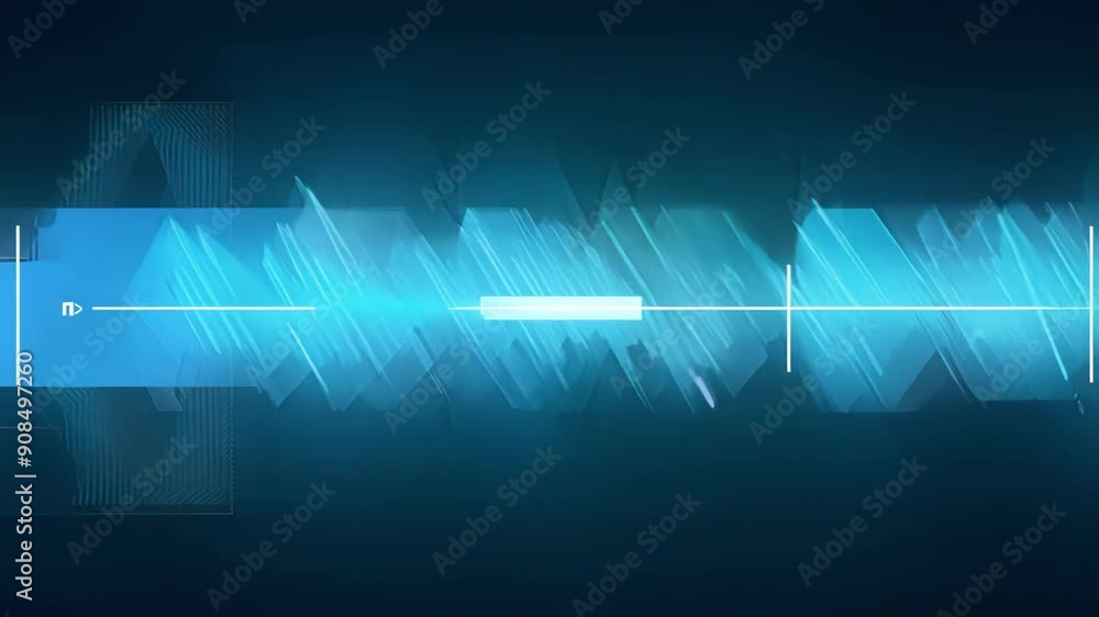 Aufkleber dynamic neon light effects illustrate data flow concepts in a sleek, dark environment, showcasing an