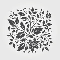  flower and leaves background collection