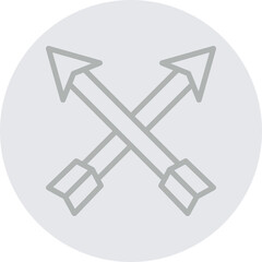 Arrows Vector Line Grey Circle Grey