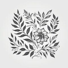  flower and leaves background collection