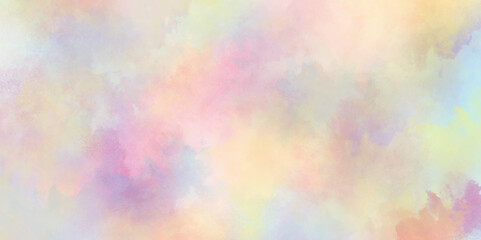 Abstract soft pastel colorful abstract watercolor painting wallpaper, watercolor digital art painting with splashes, Digital art painting of colorful grunge watercolor with stains.