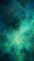 Fototapeta premium Digital green starry night sky abstract graphic poster background