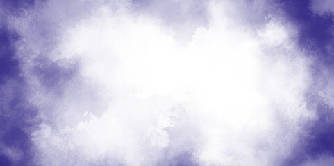 abstract Fog or smoke isolated transparent special effect. Abstract brush painted border stain purple watercolor backdrop, Wallpaper or Web Banner, mist or smog background.